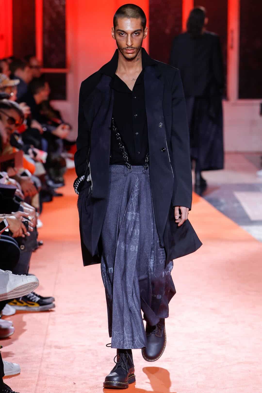 【18AW】 Yohji Yamamoto リネン　ワイドパンツ　archive Yohji Yamamoto: Menswear AW18 - 10 Magazine